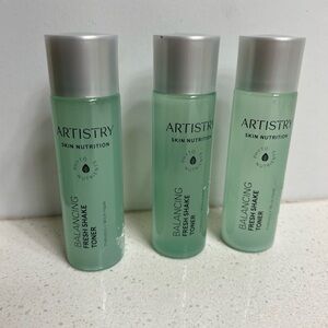 Artistry SET OF 3 Skin Nutrition Balancing Fresh Shake Toner Travel 1.7 Oz NEW